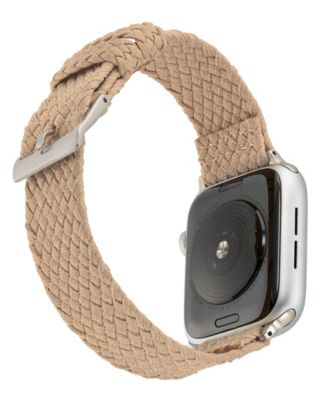 Tan Woven Perlon Band designed for Apple Watch&reg; 42mm (Series 1-3 only) & 44/45/46/49mm (Ultra & Ultra 2)
