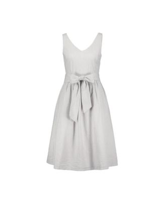 Women's A-Line Dress with Sash
