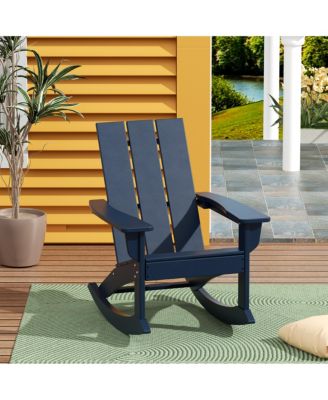 Modern Adirondack Outdoor Rocking Chair