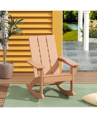 Modern Adirondack Outdoor Rocking Chair