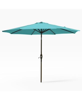 9 Ft Outdoor Patio Market Umbrella with Tilt and Crank