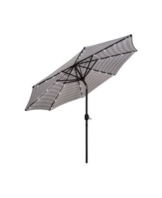 9 ft. Patio Solar Power LED lights Market Umbrella