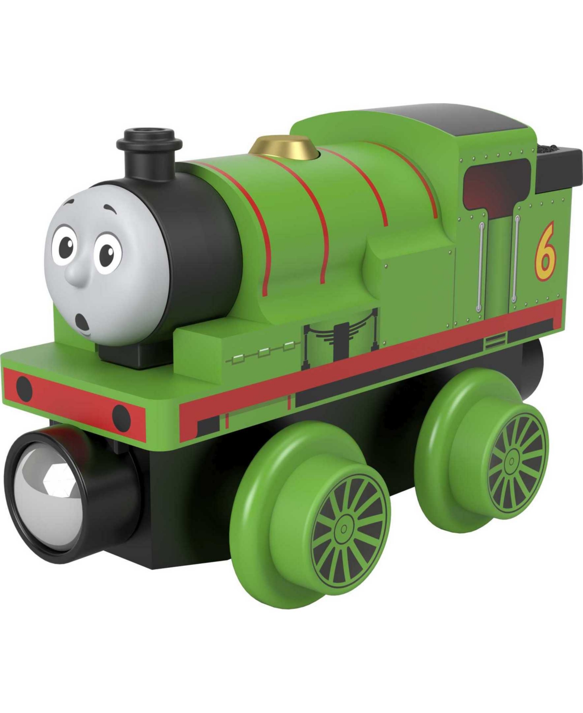 Fisher Price Kids' Thomas Friends Wooden Railway, Percy Engine Toy In Multi