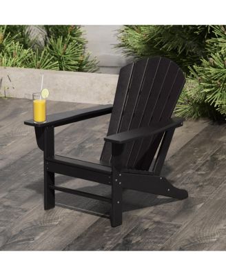 All-Weather Contoured Outdoor Poly Adirondack Chair