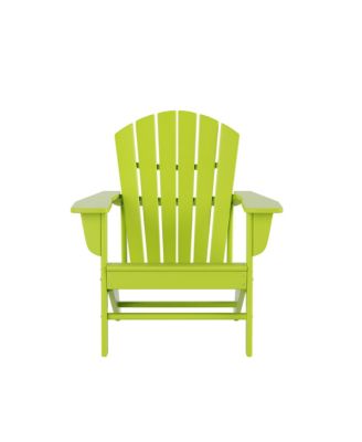 All-Weather Contoured Outdoor Poly Adirondack Chair
