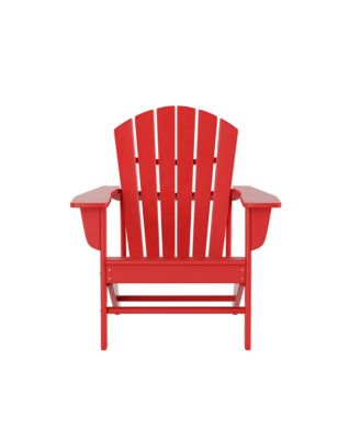 All-Weather Contoured Outdoor Poly Adirondack Chair