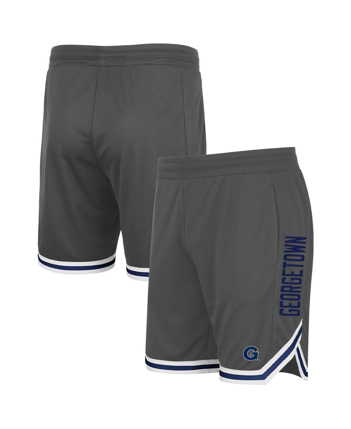 Men's Colosseum Charcoal Georgetown Hoyas Continuity Shorts - Charcoal