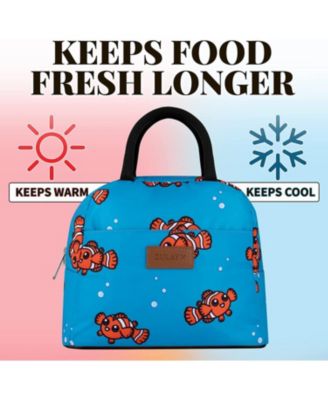 Insulated Tote Lunch Bag With Soft Padded Handles