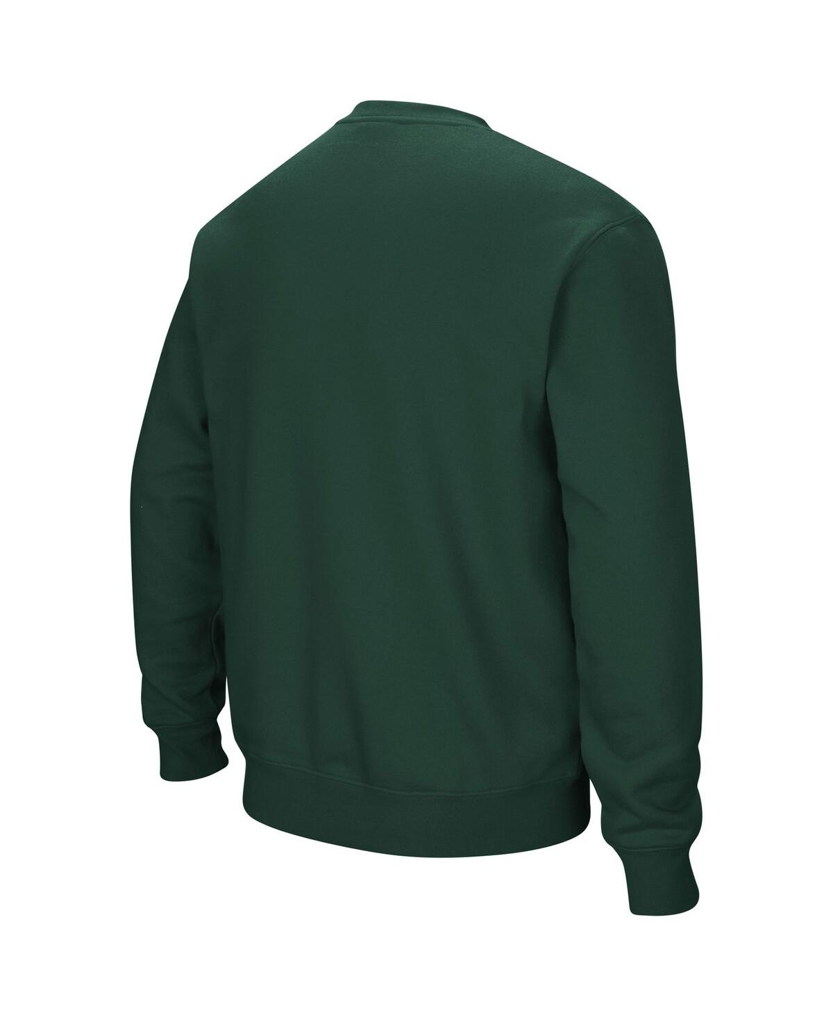 Shop Colosseum Men's  Green Baylor Bears Arch & Logo Pullover Sweatshirt