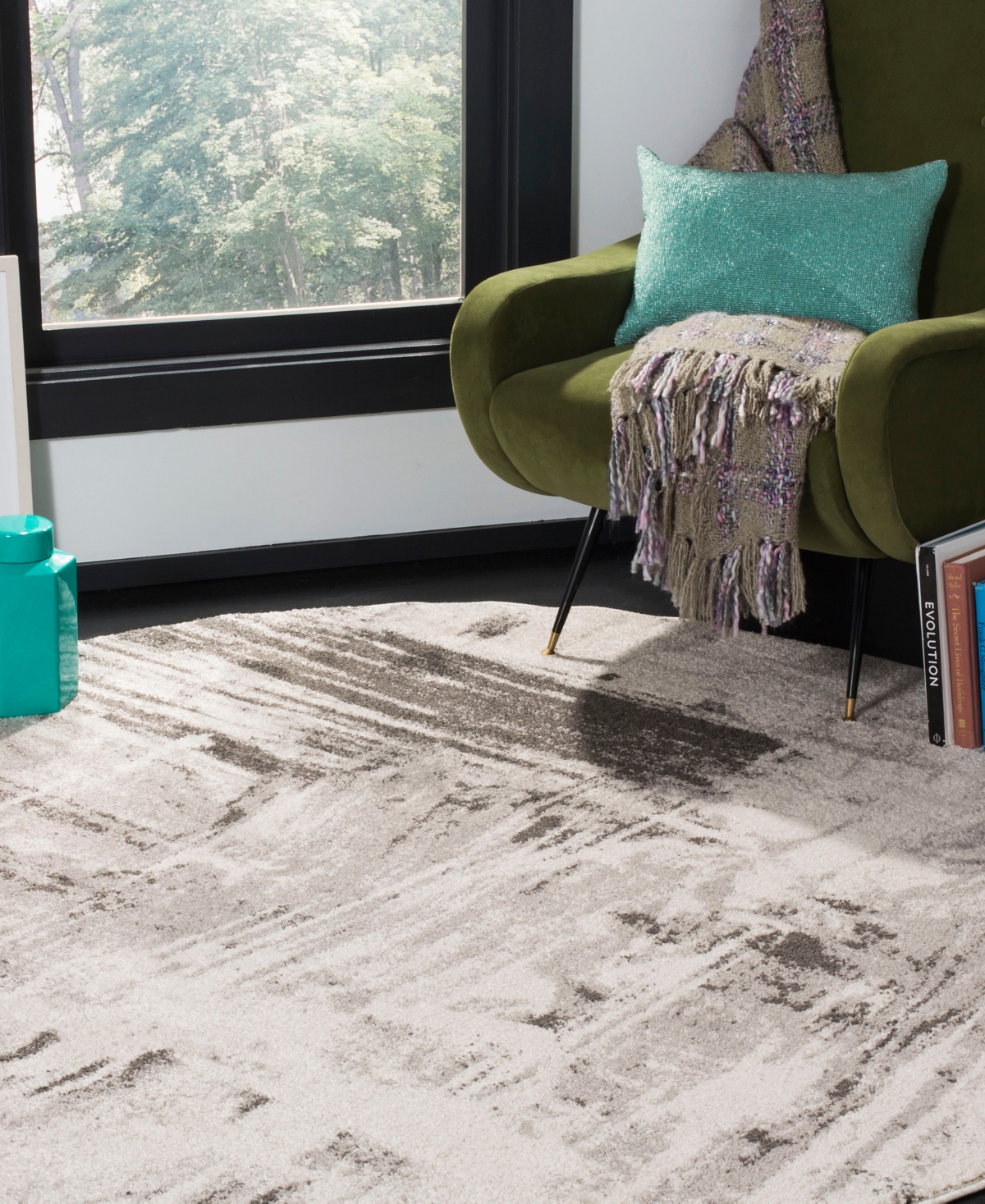 Safavieh Adirondack 133and Gray x Area Rug - Ivory