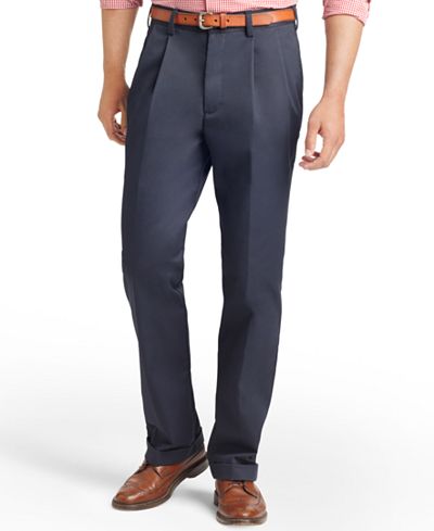IZOD American Pleated Classic-Fit Wrinkle-Free Pleated Chino Pants