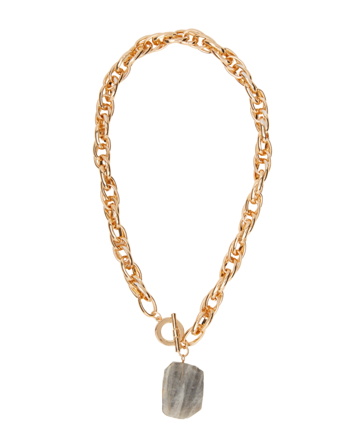 Dreamstate Gold-Tone Chain Stone Necklace