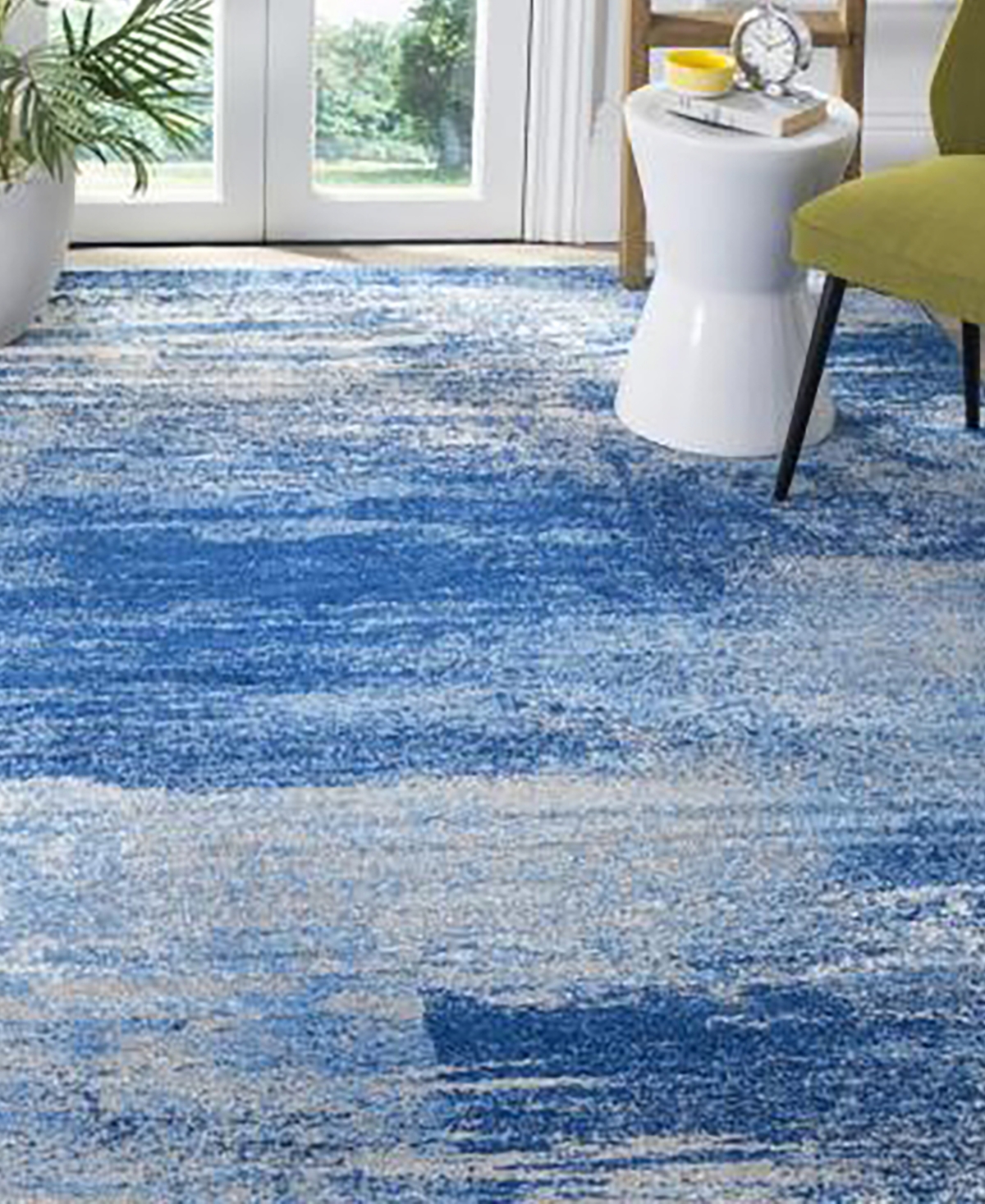 Safavieh Adirondack 112and Blue Area Rug - Silver