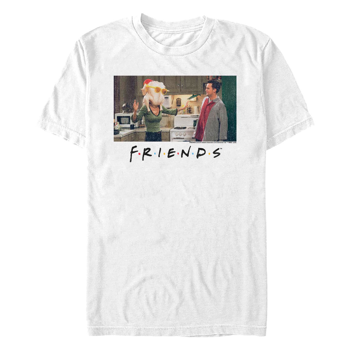 Мужская футболка Fifth Sun Friends Monica and Friends Logo Short Sleeves, цвет: Белый — фото 1