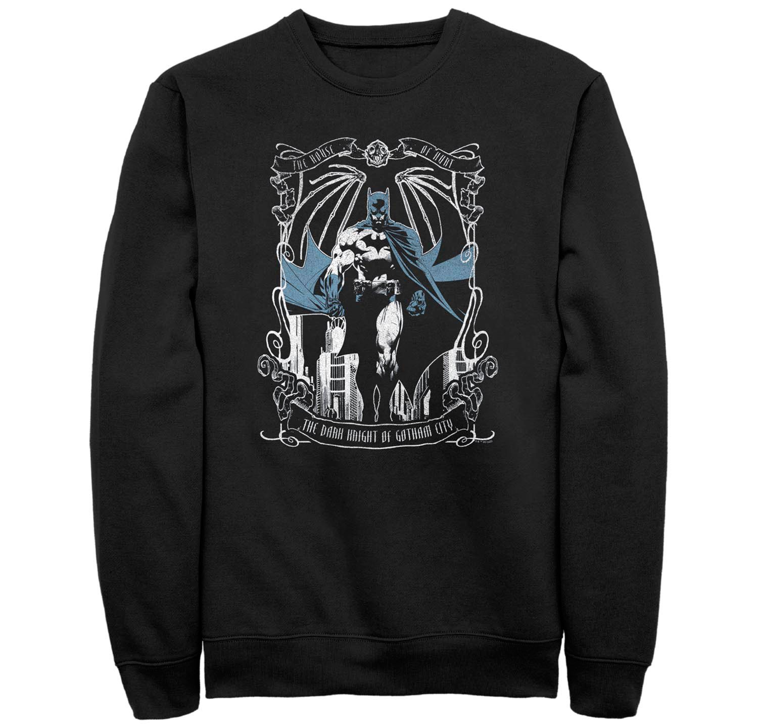 Men's Batman Knight Tarot Crew Fleece Pullover