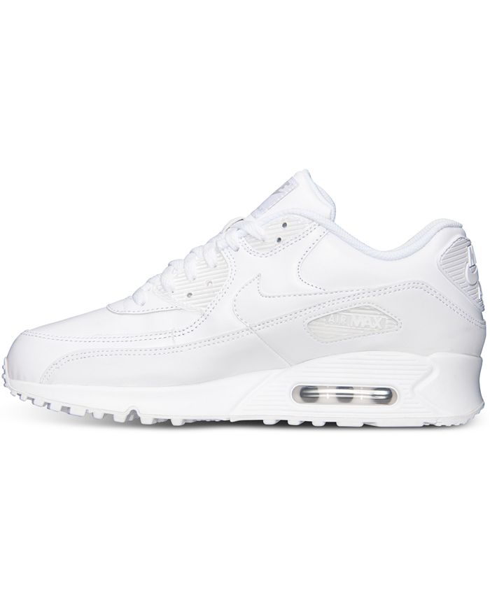 Nike Men's Air Max 90 Leather Casual Sneakers from Finish Line - Macy's