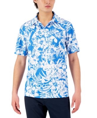 Club Room - Men's Vivi Floral Tech Polo