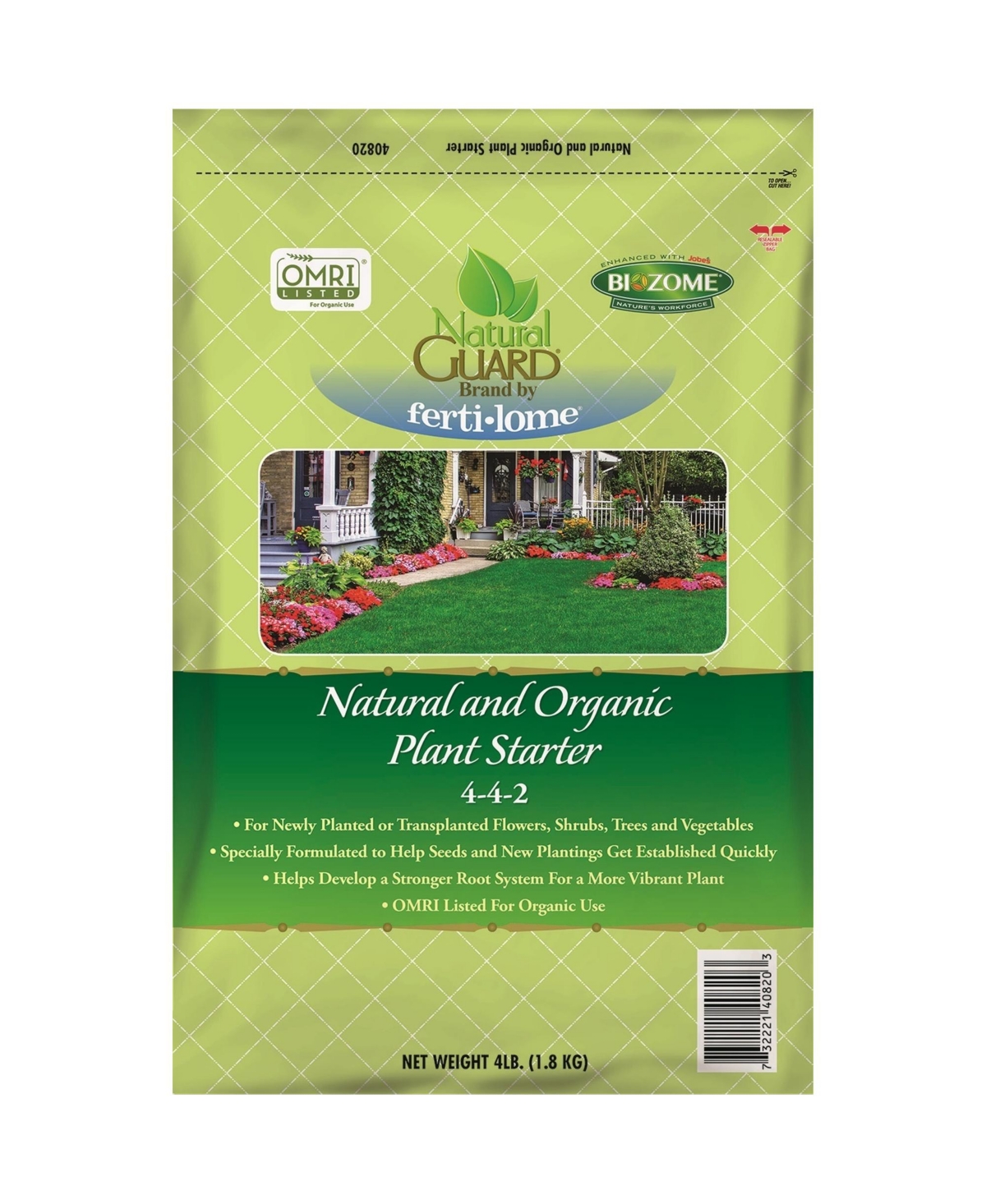 Natural Guard Natural and Organic Plant Starter Food, 4lbs - Brown