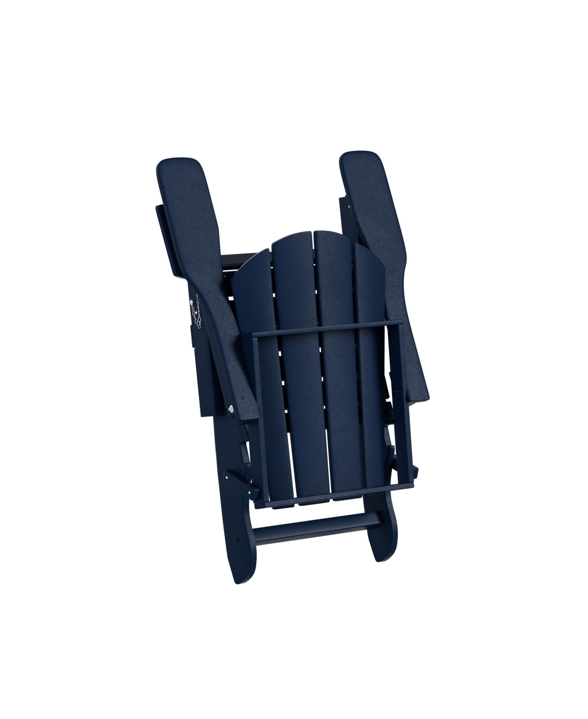 WestinTrends -Piece Set Outdoor Folding Adirondack Chairs with Side Table