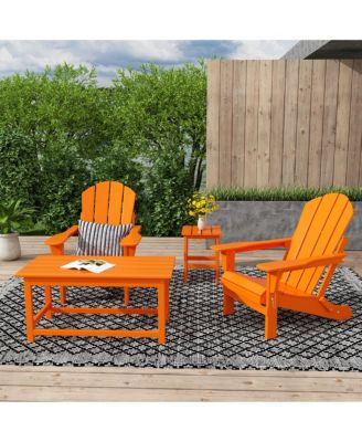 4-Piece Outdoor Paio Adirondack Conversation Set