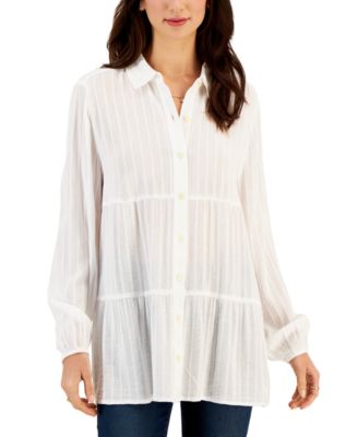 売れ筋商品|||スタイルアンドコー Tシャツ トップス レディース Plus Size Stripe Button-Trim T-Shirt, Exclusively at Macy's Stonewall Style & Co Plus Size Stripe Button-Trim T-Shirt, Exclusively