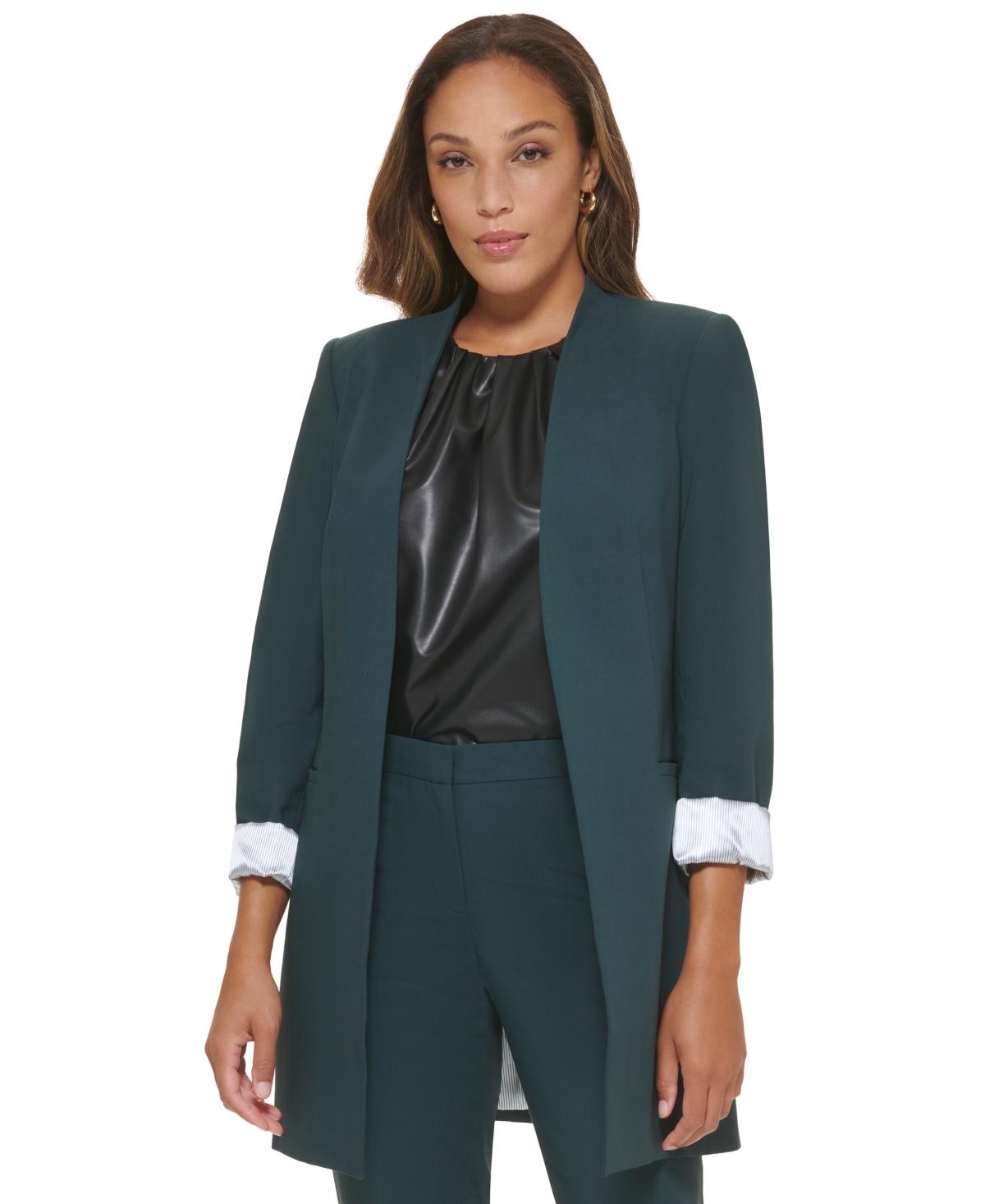 Calvin Klein Women's Open Front Topper Jacket