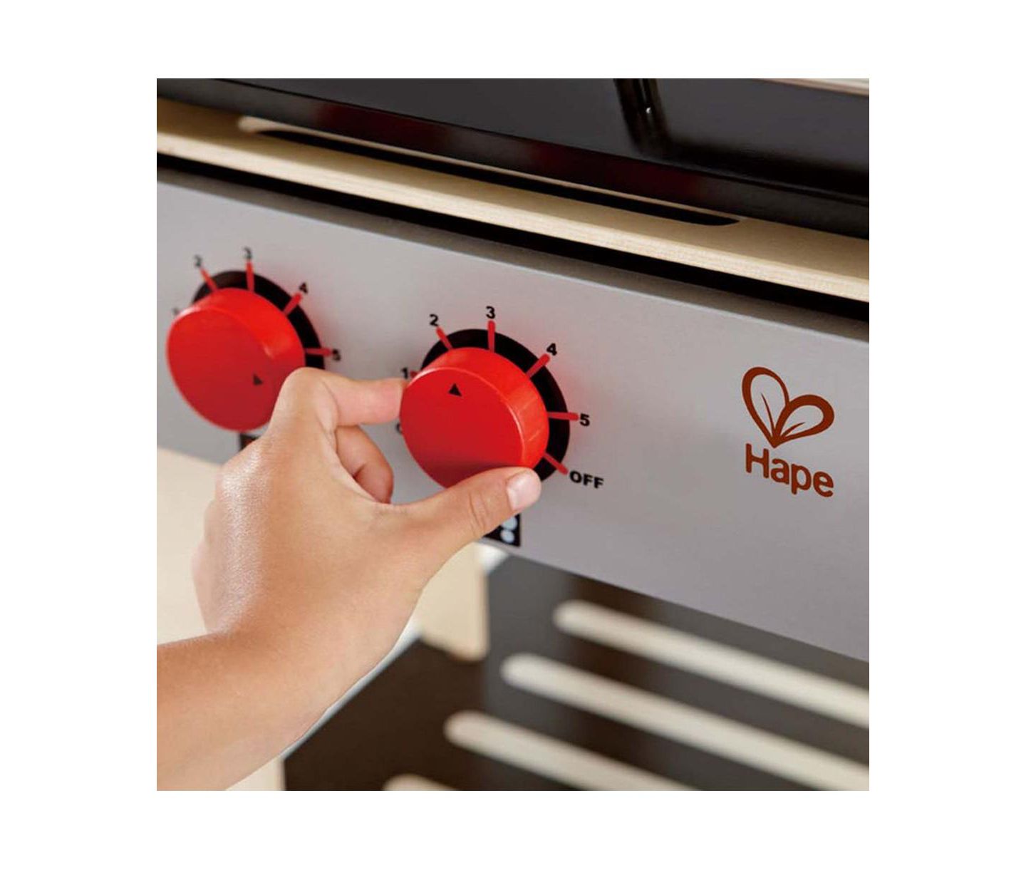 Детские игрушки Hape Gourmet Grill Shish Kabob 22-Piece Play Kitchen, Ages 3+ — фото 7