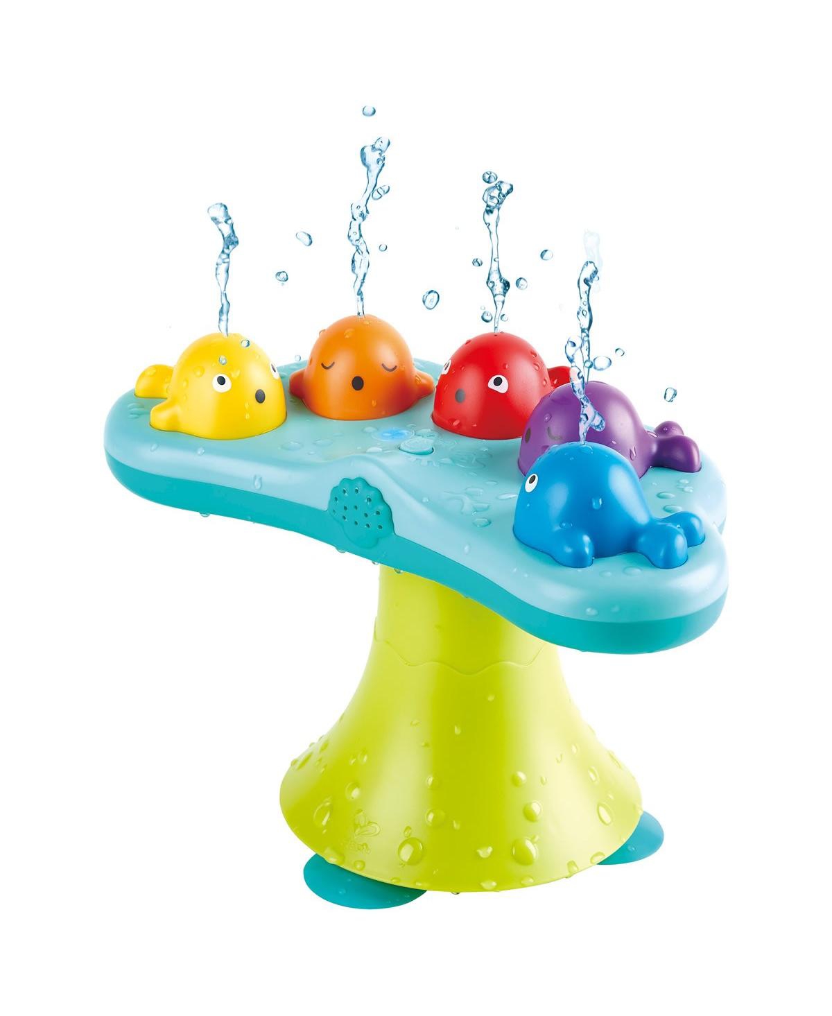 Shop Hape Musical Whale Fountain Bath & Pool Toy In Bright Blue