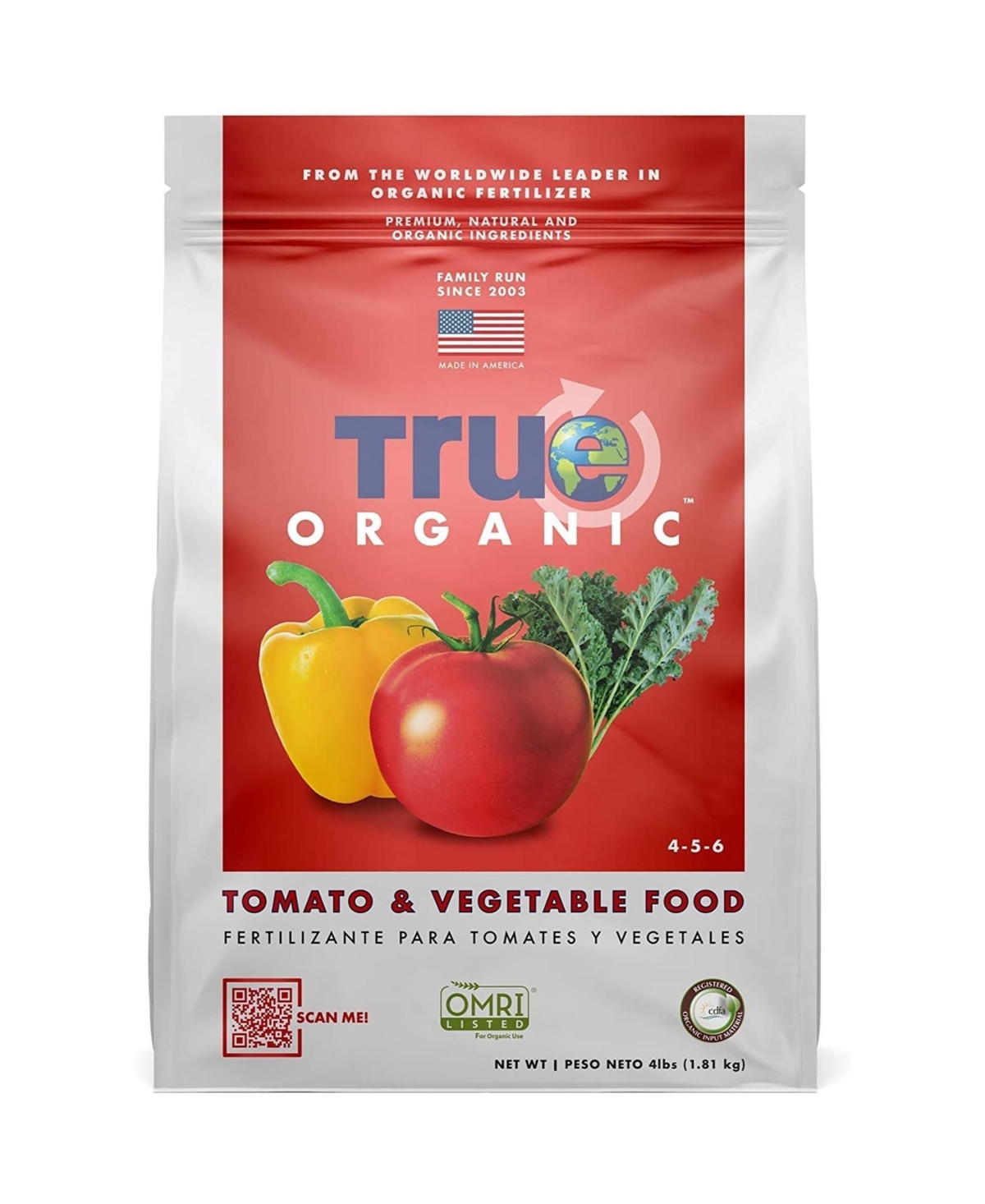 Tomato Vegetable Plant Food for Organic Gardening 4lb - Multi