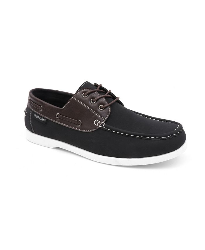 Men's marina hotsell leather deck shoes