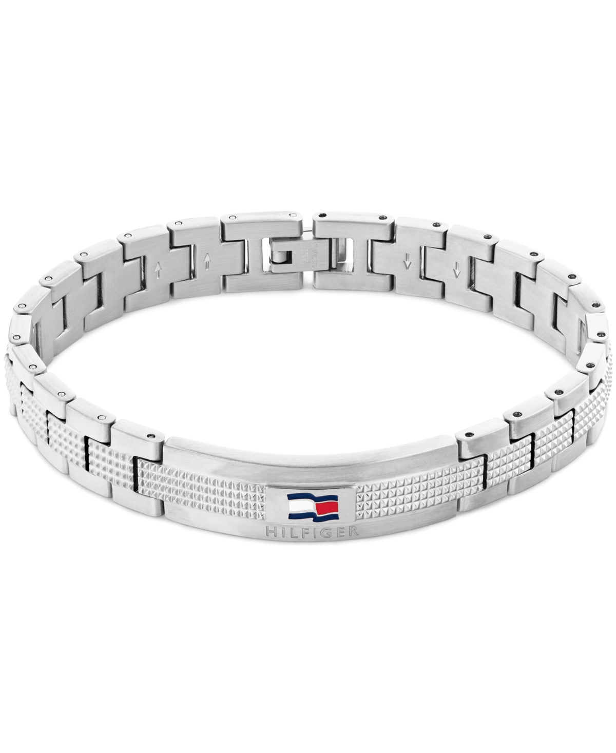 Tommy Hilfiger Men's Stainless Steel Link Bracelet In Silver