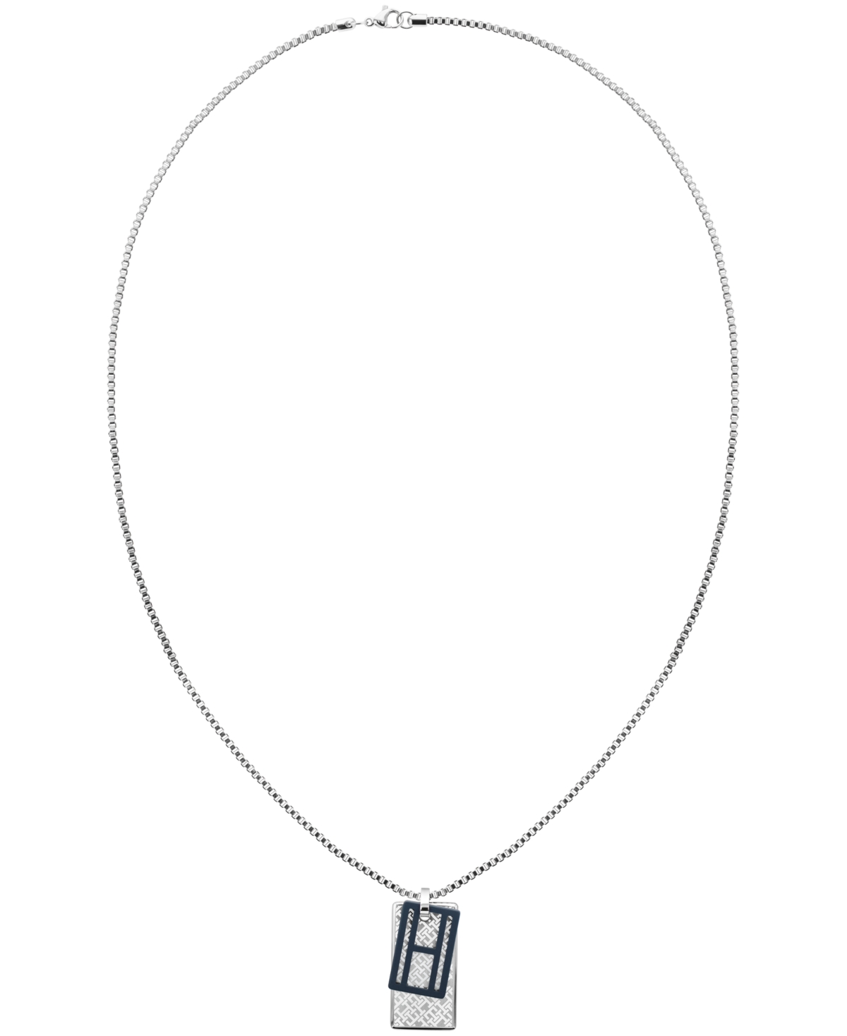 Tommy Hilfiger X Anthony Ramos Men's Stainless Steel Necklace In Silver