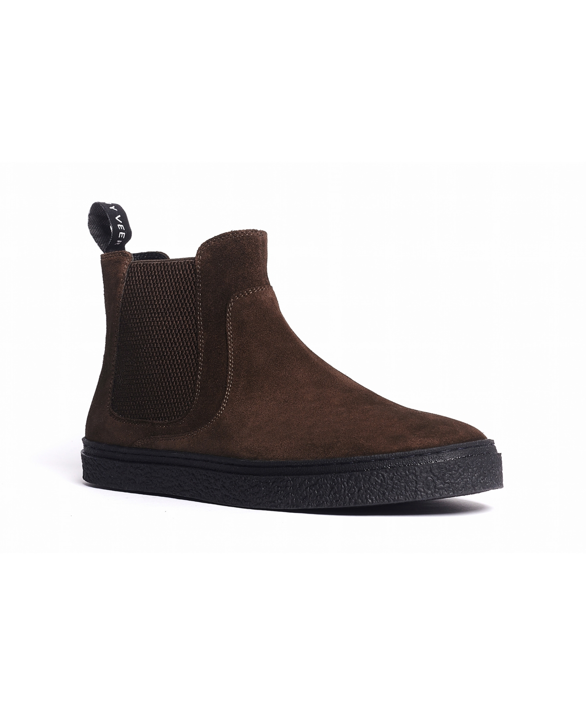 Shop Anthony Veer Men's Hills Suede Chelsea Boots In Dark Brown