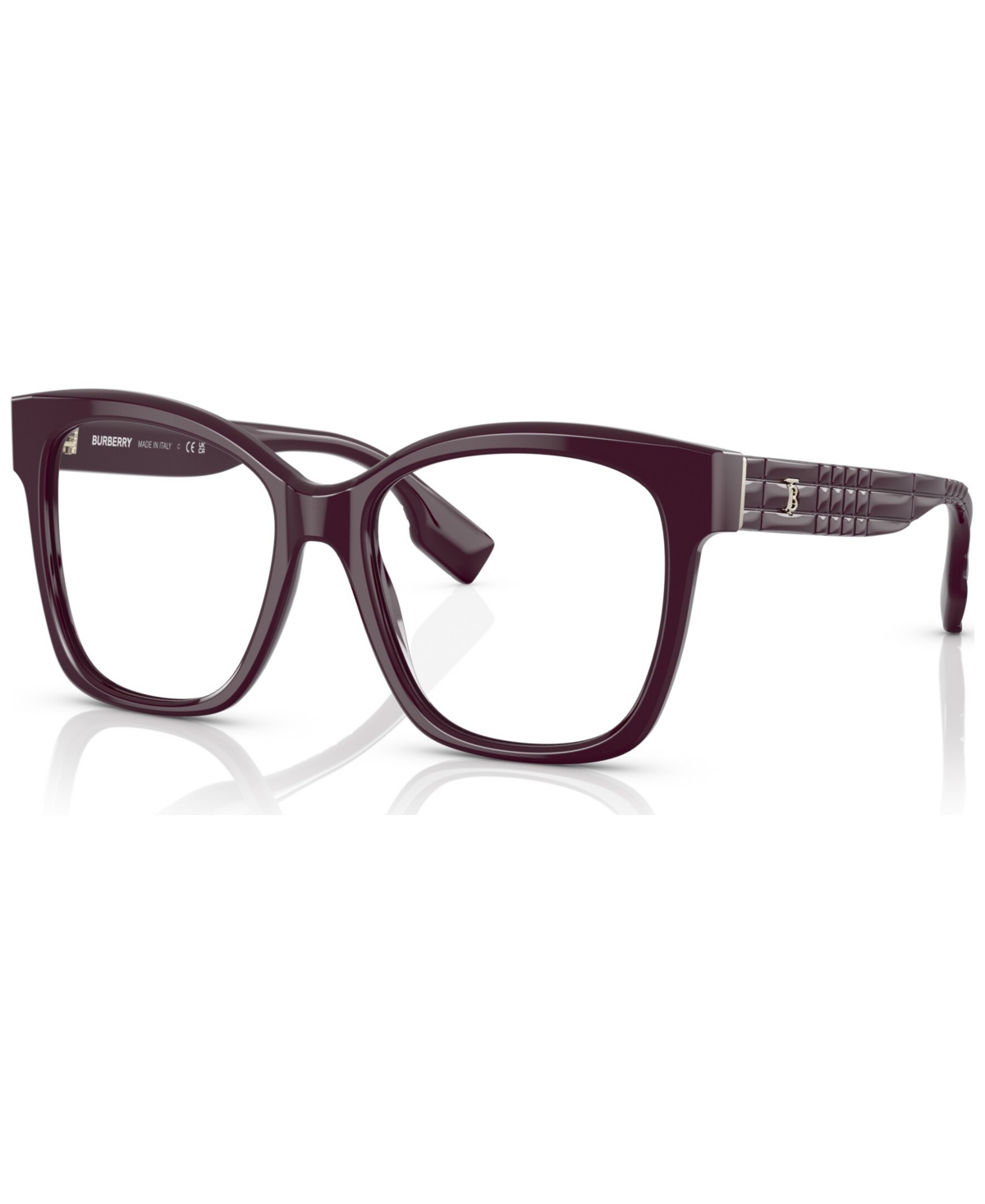 Women's Square Eyeglasses, BE236353-o - Bordeaux