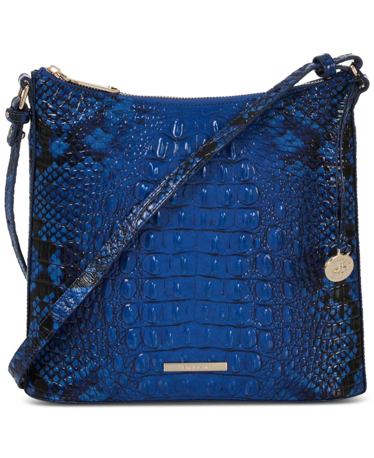 BRAHMIN Melbourne Collection Katie Leather Crocodile-Embossed