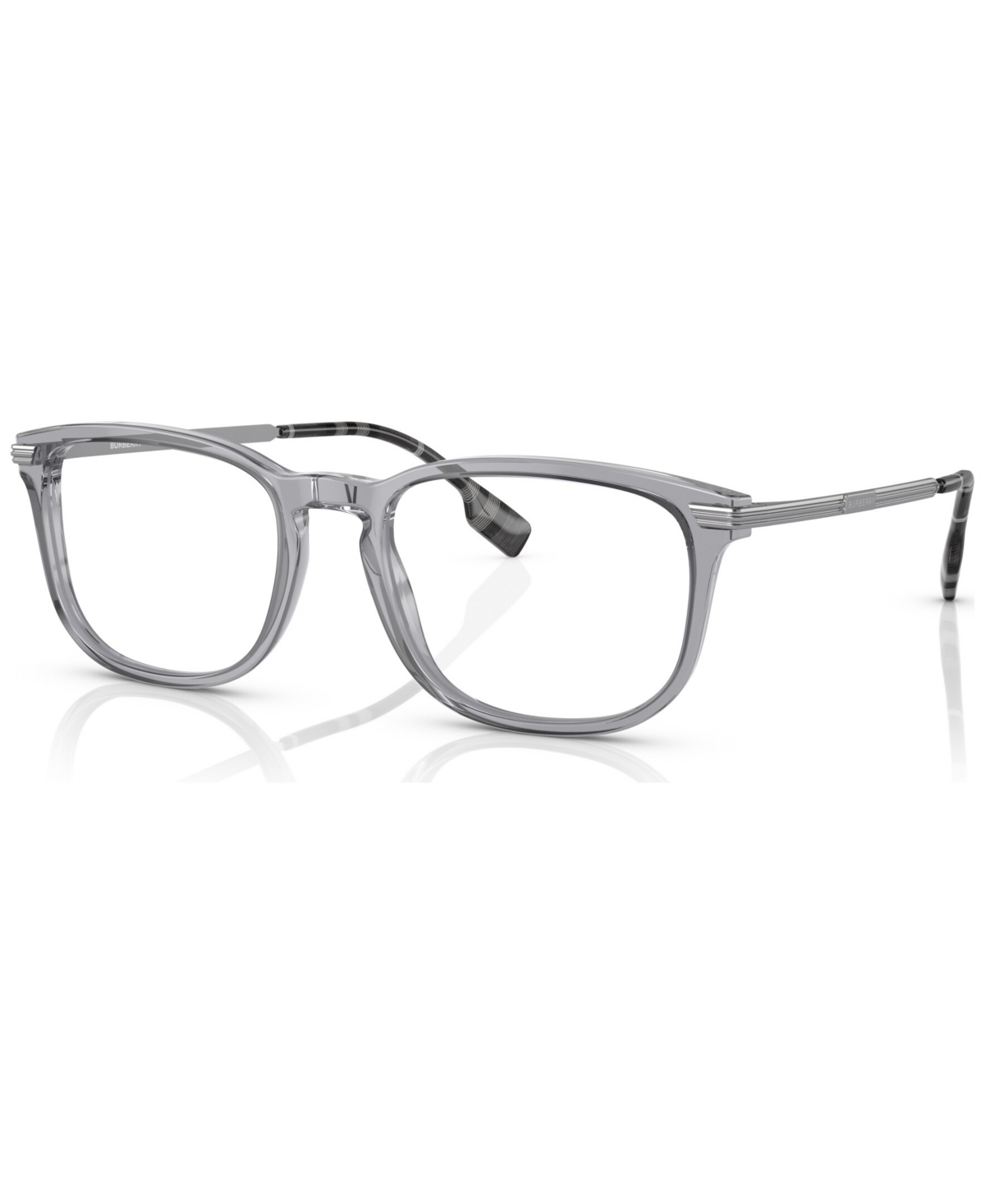 Men's Rectangle Eyeglasses, BE236956-o - Black