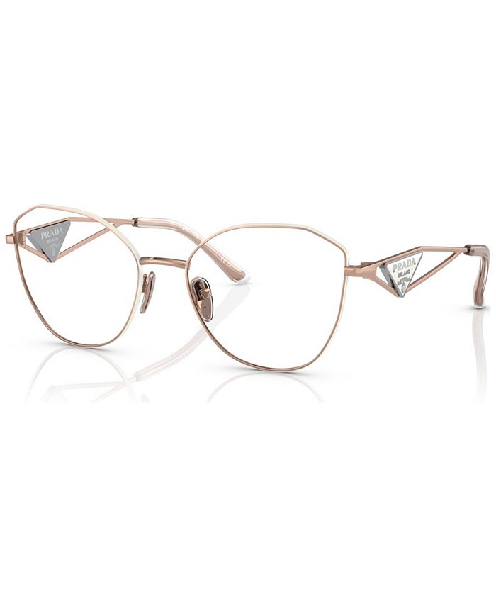 PRADA Women's Irregular Eyeglasses, PR 52ZV55-O - Macy's