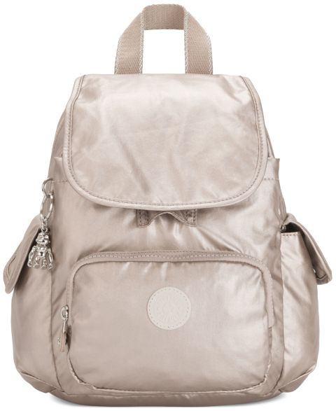 Рюкзак Kipling City Pack Mini, цвет: Металлик сияющий