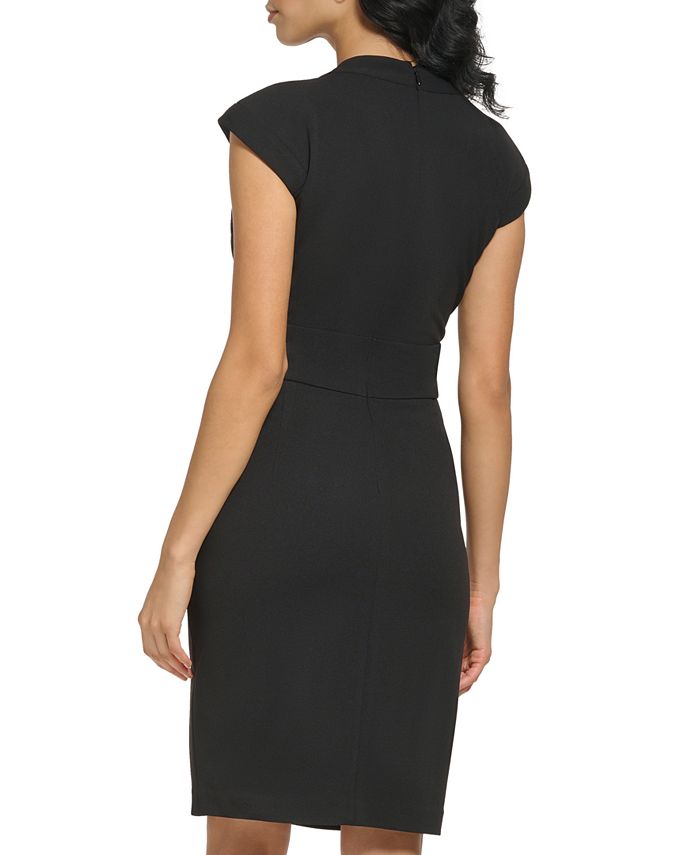 Cap Sleeve Scuba Dress