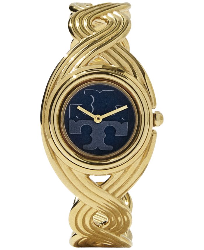 Tory Burch Women's The Miller Braided Gold-Tone Stainless Steel ...