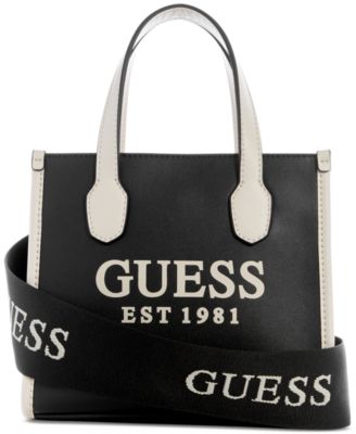 Borsa Guess Silvana Mini Tote In Raso Chartreuse – Tracolla Regolabile E Doppio Scomparto, Donna
