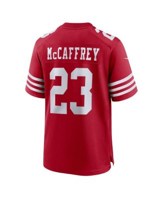 Men's Christian McCaffrey Scarlet San Francisco 49ers Game Player Jersey