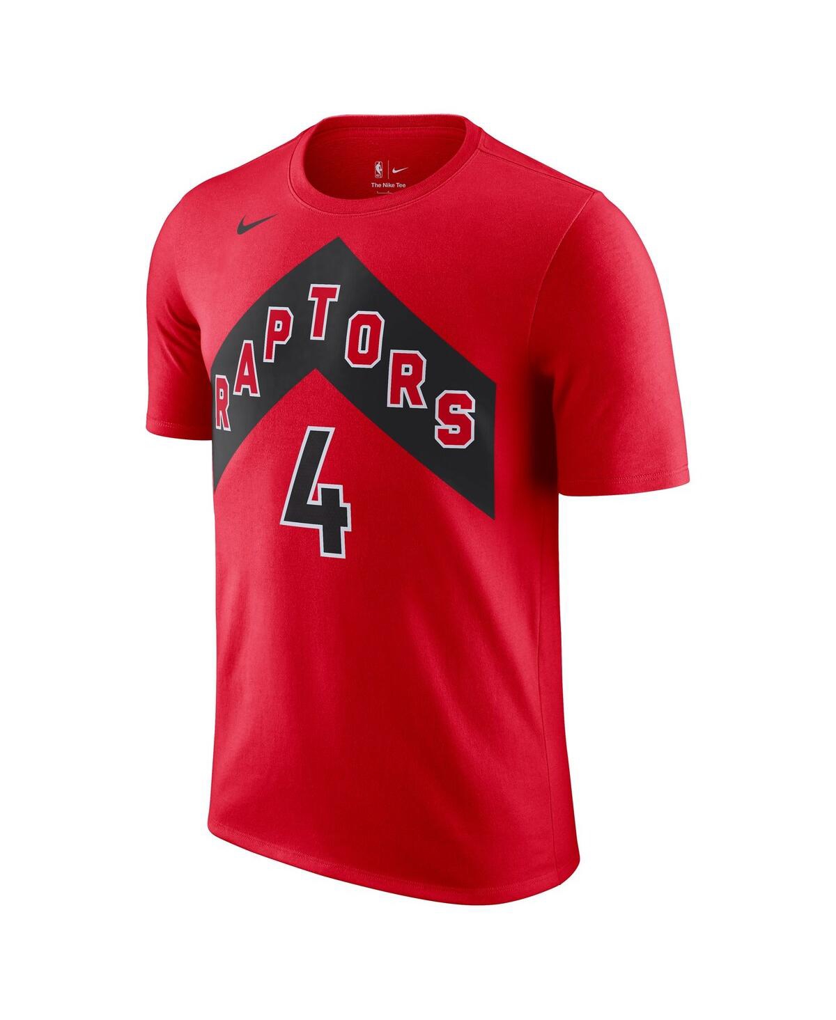Nike Men's  Scottie Barnes Red Toronto Raptors Icon 2022/23 Name And Number Performance T-shirt In Red