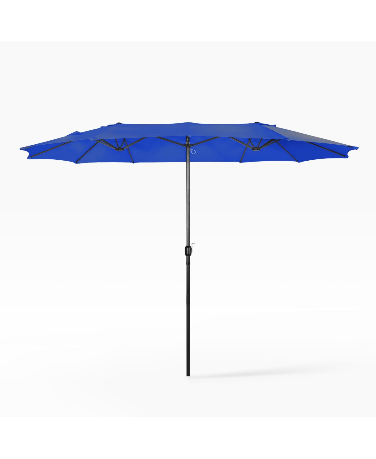 WestinTrends 15 Ft Double Sided Outdoor Twin Market Umbrella