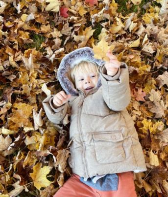 Baby Boys Sherpa Lined Puffer Jacket Winter Coat