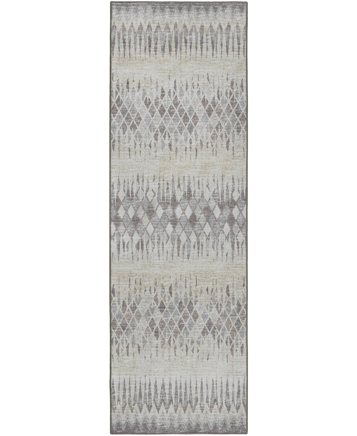 D Style Briggs Brg-5 2'6in x 10' Runner Area Rug - Ivory