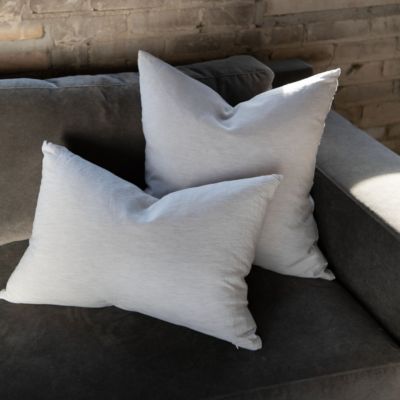 French Linen Decorative Throw Pillow - 20" x 20"