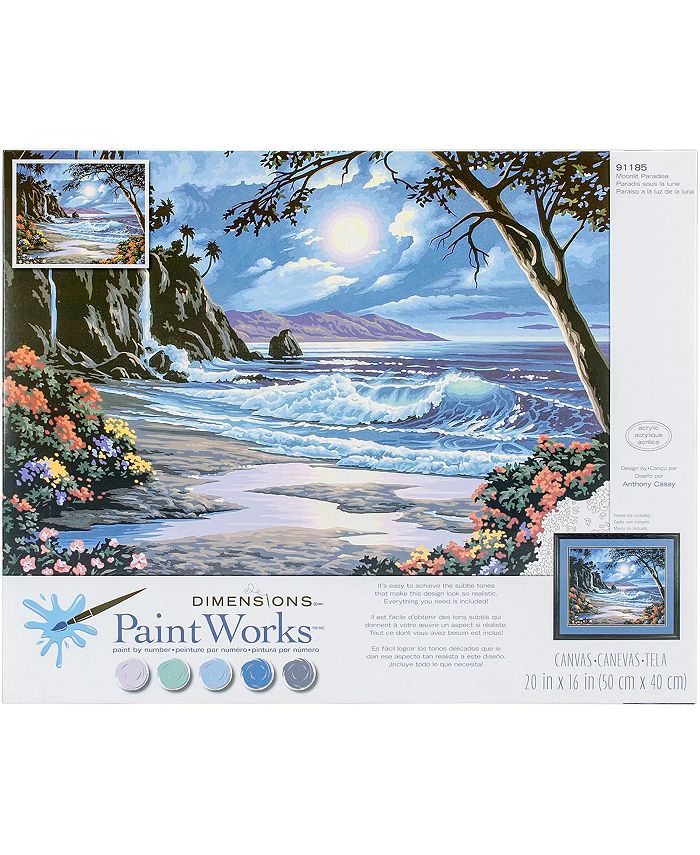 Paint Works Paint By Number KitMoonlit Paradise Macy's