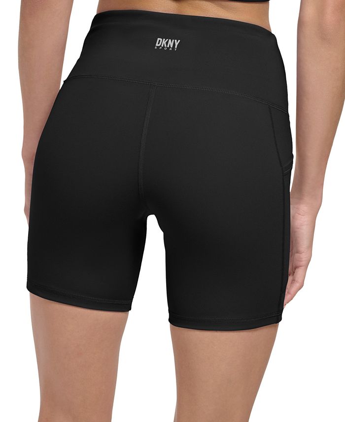 DKNY Women's Balance Super High Rise PullOn Bicycle Shorts Macy's