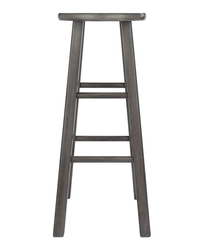Winsome Ivy 29.1" Wood Square Leg Bar Stool Macy's